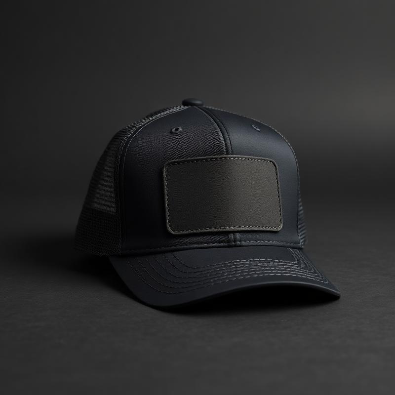 Blackout Patch Trucker Cap